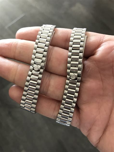 platinum bracelet vs steel rolex|Rolex leather bracelet.